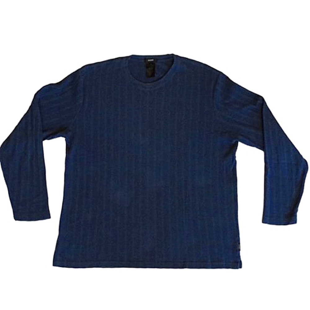 Alfani Heavyweight Ribbed Long Sleeve Cotton Top- Sz. Lrg